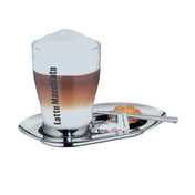 BauscherHepp 06.2516.6040 Latte Macchiato Set Includes: (6) 7-1/2" X 4-3/4" 18/10 Stainless Steel Serving Trays