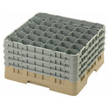 Cambro 36S900184 Camrack® Glass Rack With (4) Soft Gray Extenders Full Size