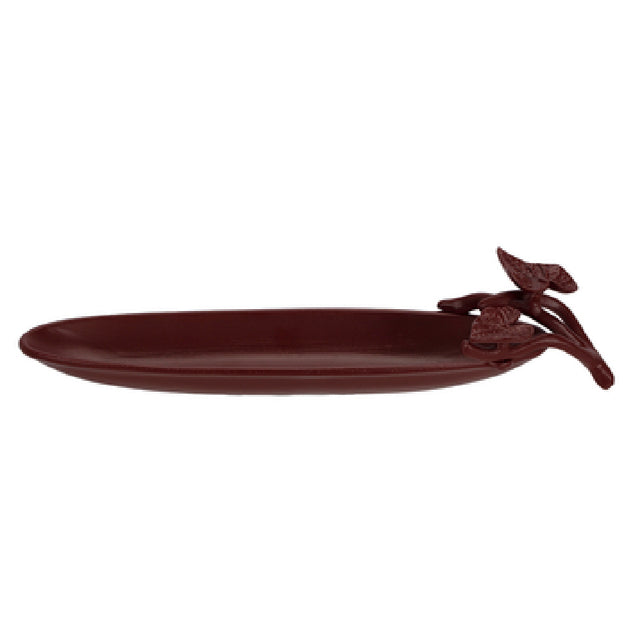 Bon Chef 81002TAN Tray 15-3/4" X 4-5/16" X 1-5/8"H Oval