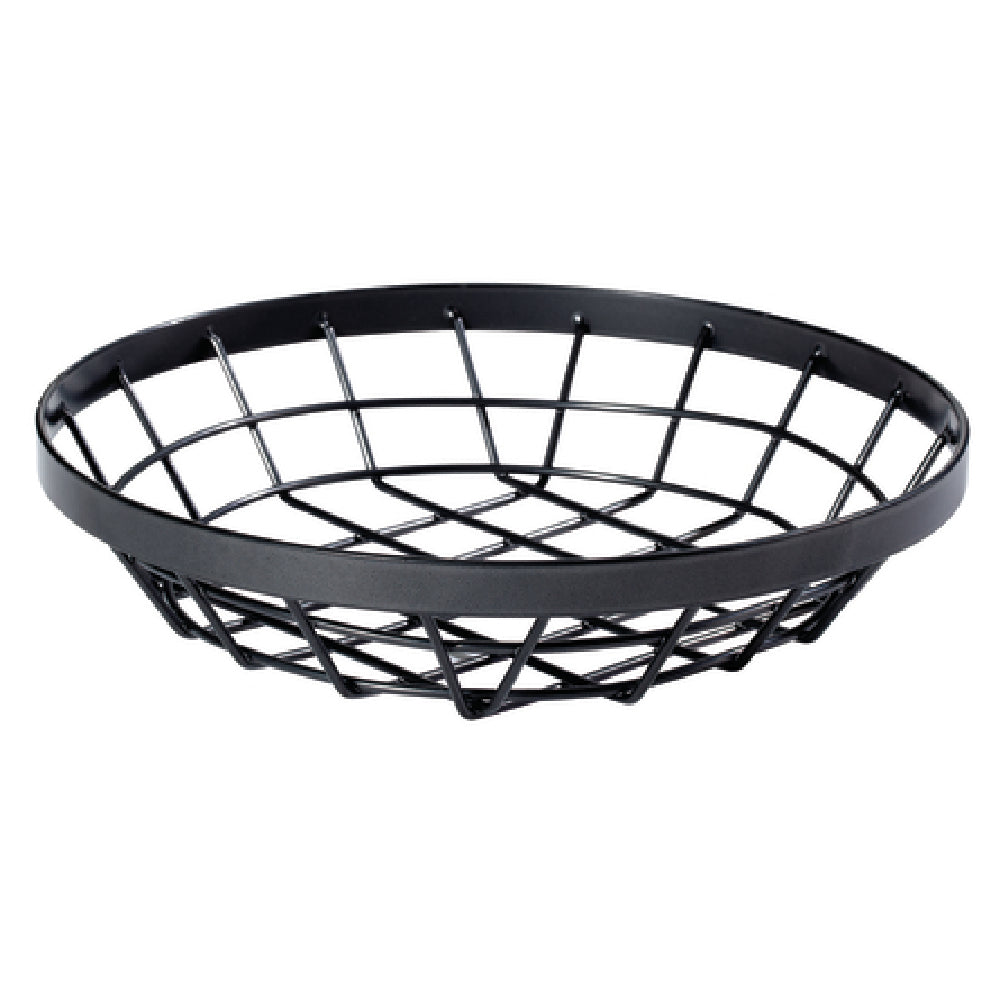 GET Enterprises WB-1050-MG Vector™ Food Serving Basket 10-1/2" Dia. X 1-3/4"H Round