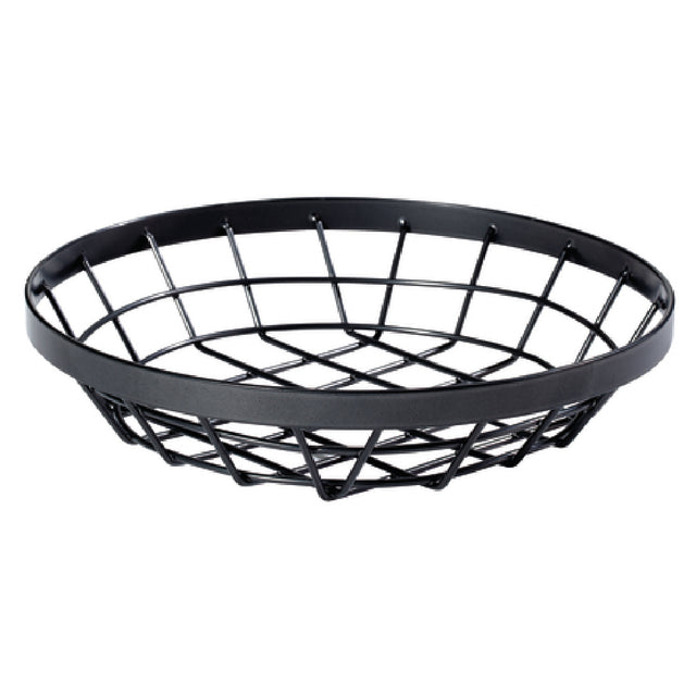 GET Enterprises WB-1050-MG Vector™ Food Serving Basket 10-1/2" Dia. X 1-3/4"H Round