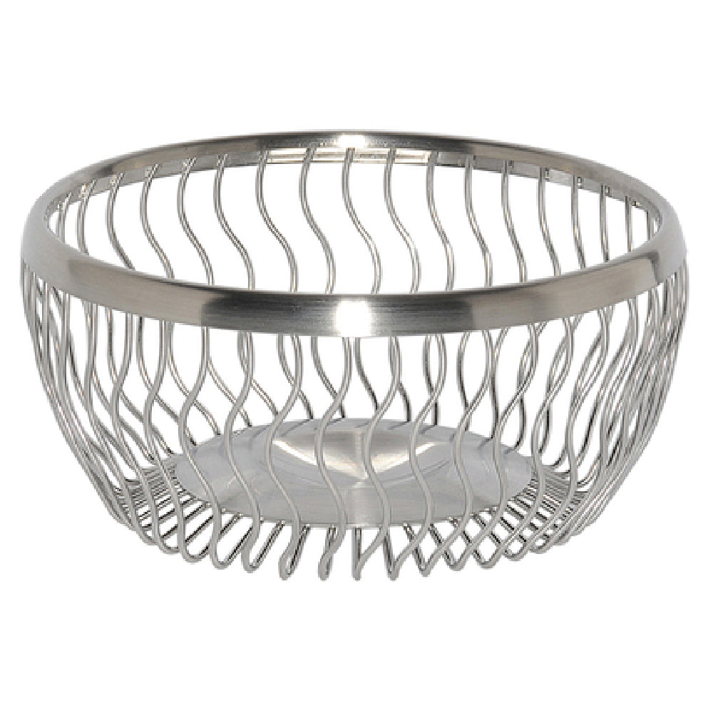 Service Ideas WBRW9BS Basket 9" Dia. X 3-3/4"H Round