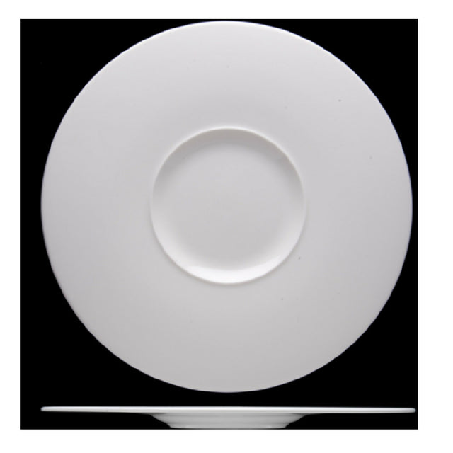 Fortessa 6100.F0000.142 Stilus Plate 12" (30.5cm) Flat Wide-rim