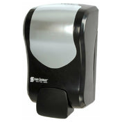 San Jamar S970BKSS Summit™ Rely® Soap & Sanitizer Dispenser Manual 5-1/4"W X 4"D X 9"H