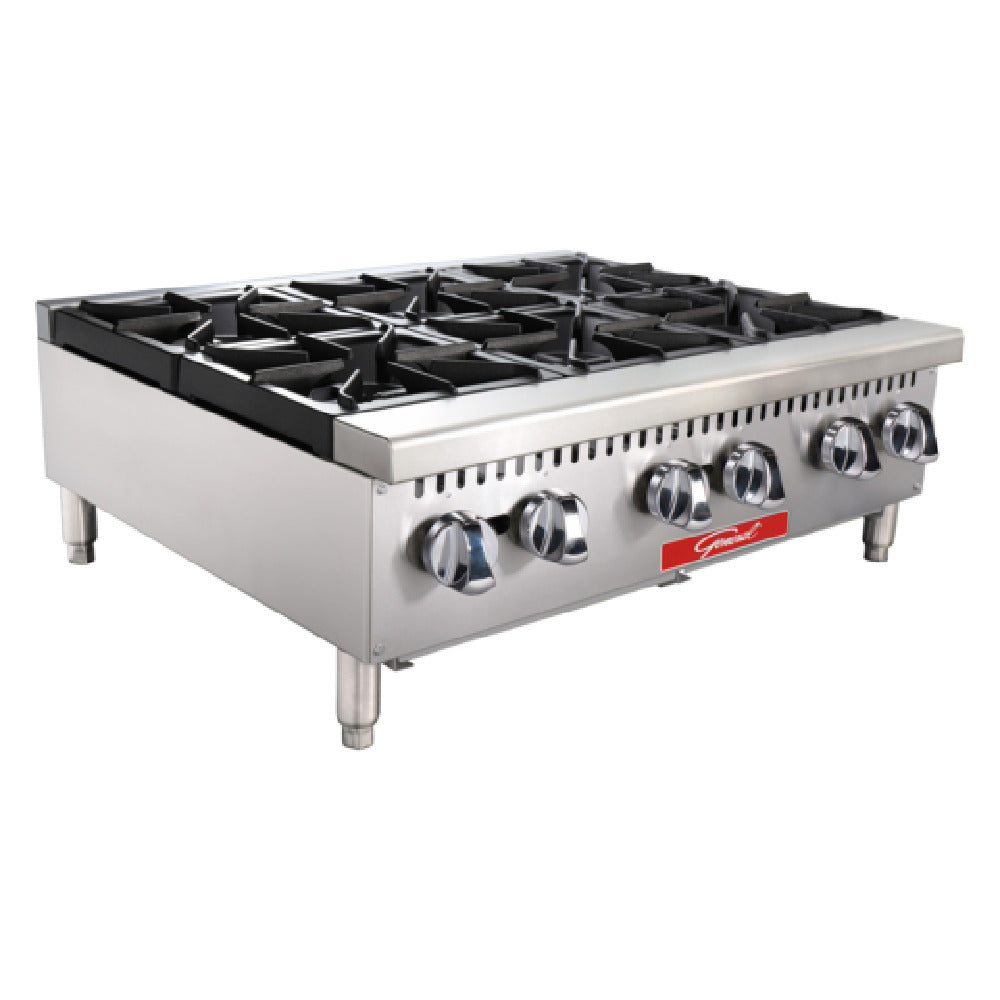 General GCHP-36-6NGS - General Hot Plate, Countertop, Gas