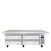 Atosa USA, Inc. MGF8464GR - Chef Base Freezer, 76"W X 32"D X 26-1/4"H, (4) Drawers