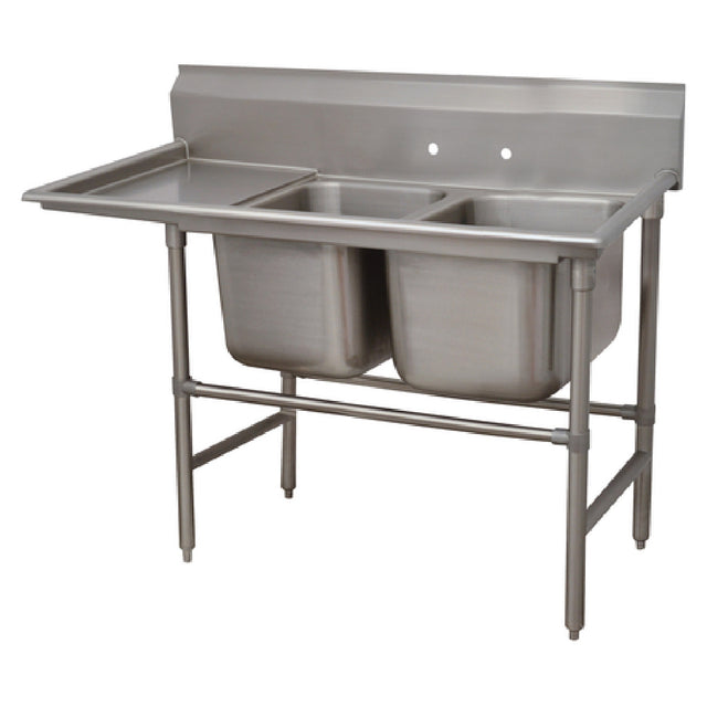 Advance Tabco 94-2-36-36L Regaline Sink 2-compartment With Left-hand Drainboard
