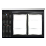 Continental Refrigerator BB50SNSGDPT Refrigerated Back Bar Cooler Shallow Depth