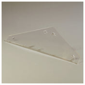 Carlisle 905207 Carlisle Sneeze Guard End Panel 28"L X 10"W (1) Double-end Panel