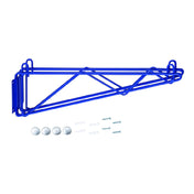 Hubert 30V-980 - CenPro Wall Mounting Brackets For Blue Epoxy Wire Shelving, 21" D