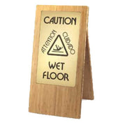 Cal Mil 852-60 "Wet Floor" Sign 12"W X 17-1/2"D X 22"H Double-sided