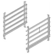 Rational 60.62.126 Hinging Rack Type 626 X 2/1GN (6 X 25-5/8" X 20-7/8") Rail Distance 2-5/8"