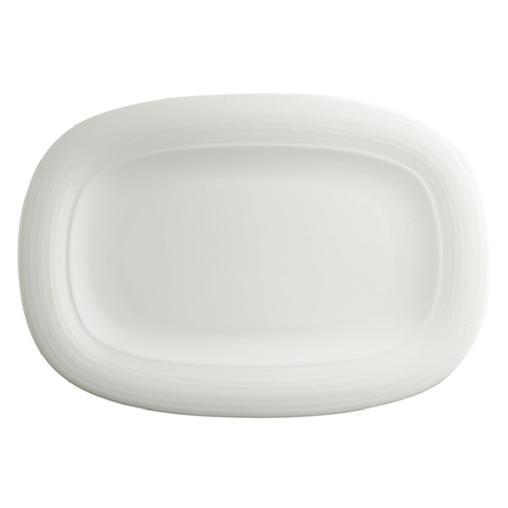 Steelite 62117ST0909 Racetrack Platter 12.625" X 8.75"Carina Royal Porcelain