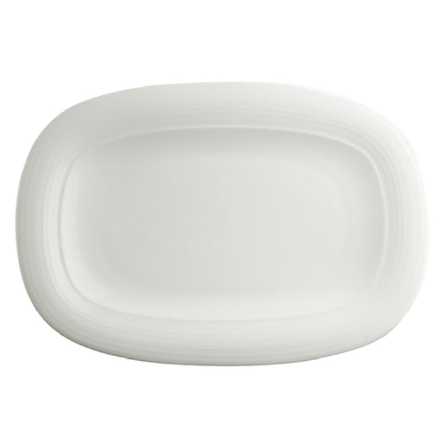 Steelite 62117ST0909 Racetrack Platter 12.625" X 8.75"Carina Royal Porcelain