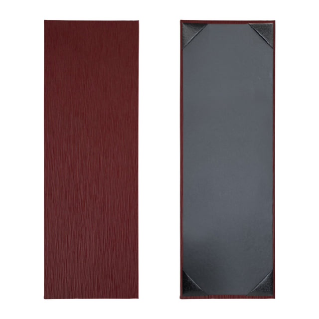 Risch VIENNA-1V 4.25X14 Vienna Hardback Wave-patterned Menu Cover (specify Color)
