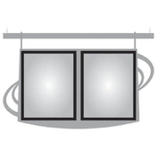 Hubert 27600 - Menu Board, 2-pocket, Hanging