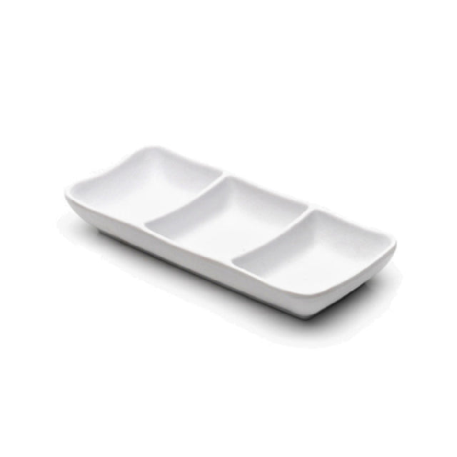 GET Enterprises JW2071-W Elite Global Solutions Tray 7 Oz. 7-5/8"L X 3-1/4"W X 1"H