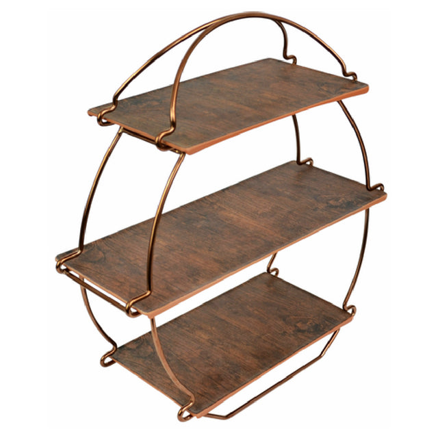 BauscherHepp TS3000RW Display Stand 14-1/4"L X 5-1/4"W X 15-1/4"H 3-tier
