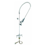 T&S Brass B-0113-BM EasyInstall Pre-Rinse Unit Spring Action Gooseneck & Hole Base Faucet