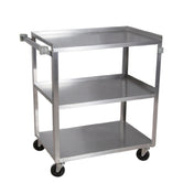 BK Resources BKC-1524S-3S-KD Utility Cart 3-tier 24"W X 15-1/2"D