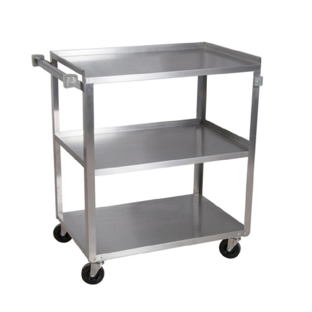 BK Resources BKC-1524S-3S-KD Utility Cart 3-tier 24"W X 15-1/2"D