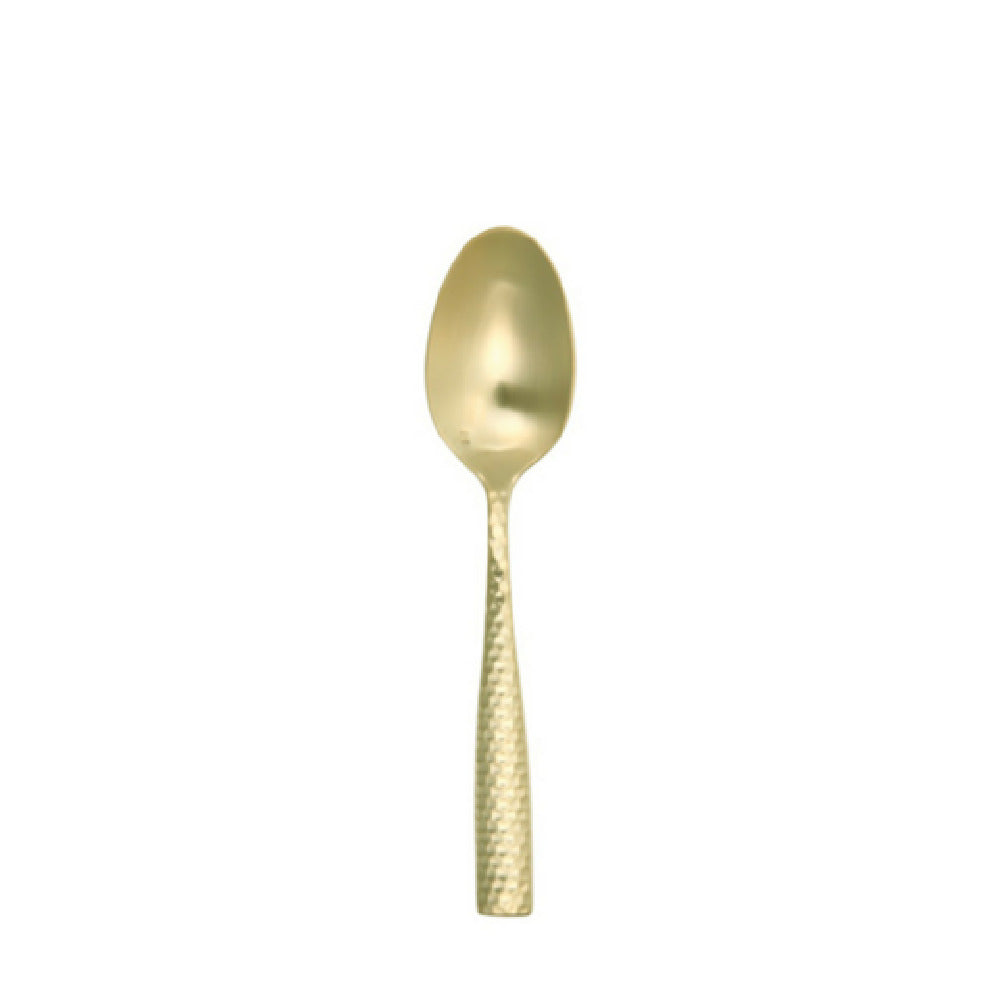 Fortessa 1.9B.102.FC.011 Lucca Faceted Dessert/Oval Soup Spoon 7.1" (18.1cm) Brushed