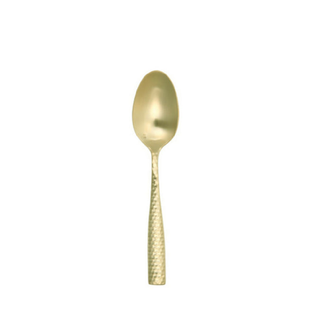 Fortessa 1.9B.102.FC.011 Lucca Faceted Dessert/Oval Soup Spoon 7.1" (18.1cm) Brushed