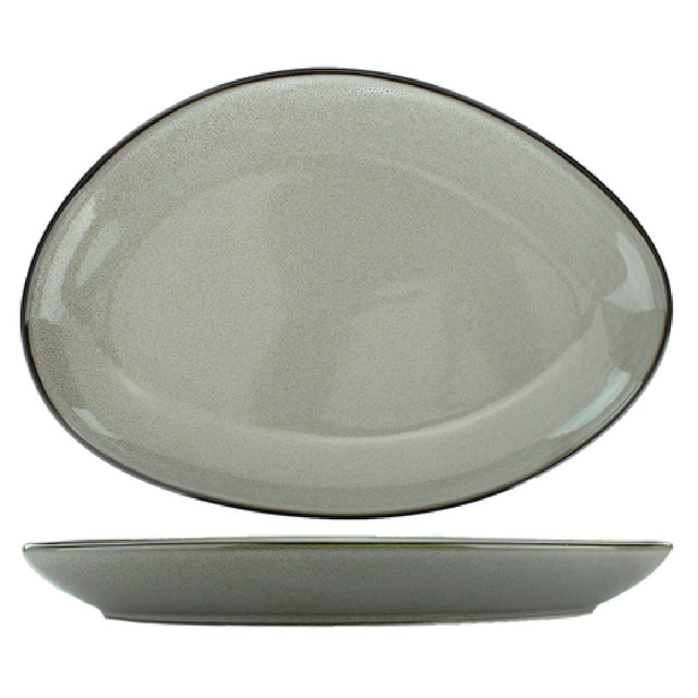 International Tableware LU-139-AS Platter 13-1/4" X 9-1/4" X 1-1/2"H Oval