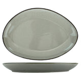 International Tableware LU-118-AS Platter 11-1/2" X 8" X 1-3/8"H Oval