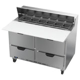 Beverage Air SPED48HC-12C-4 Sandwich Top Refrigerated Counter Two-section 48"W