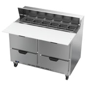 Beverage Air SPED48HC-12C-4 Sandwich Top Refrigerated Counter Two-section 48"W