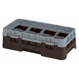 Cambro 8HS318167 Camrack® Glass Rack With Soft Gray Extender Half Size
