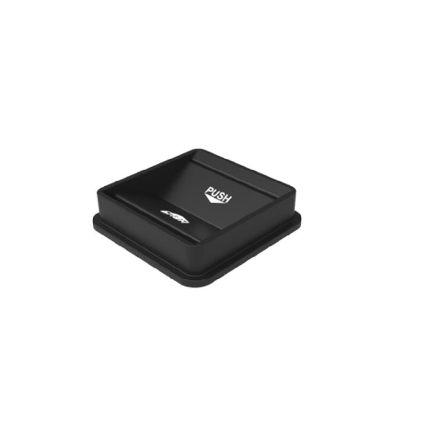 Omcan 81214 (81214) Swing Lid For Square Trash Can #81195 Black
