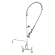 T&S Brass B-0123-ADF06-B EasyInstall Pre-Rinse Unit Deck Mount Base 8" Adjustable Center