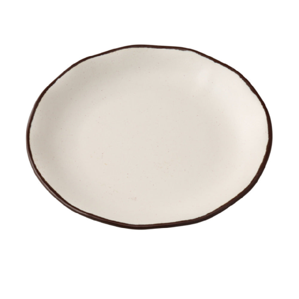 Yanco NA-110 Nature Art Dinner Plate 10"dia. X 1"H Melamine