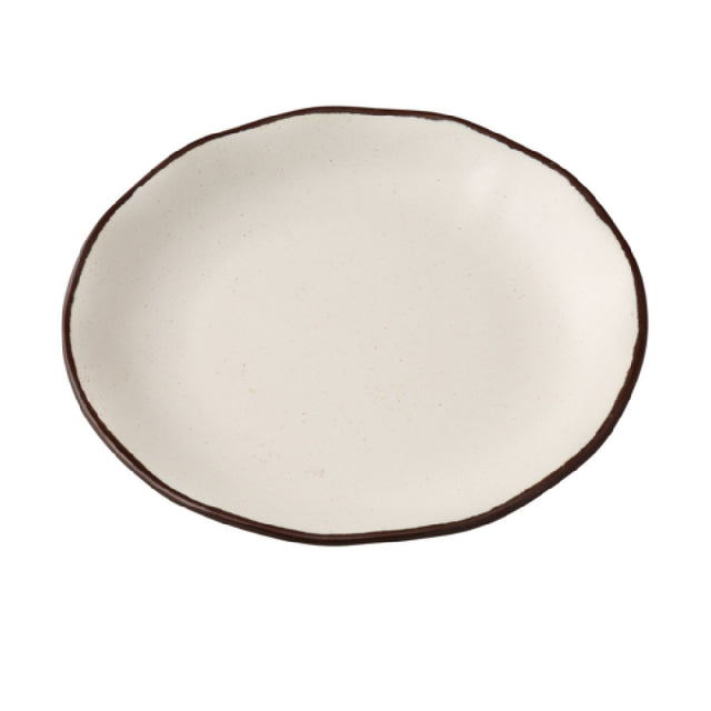 Yanco NA-110 Nature Art Dinner Plate 10"dia. X 1"H Melamine