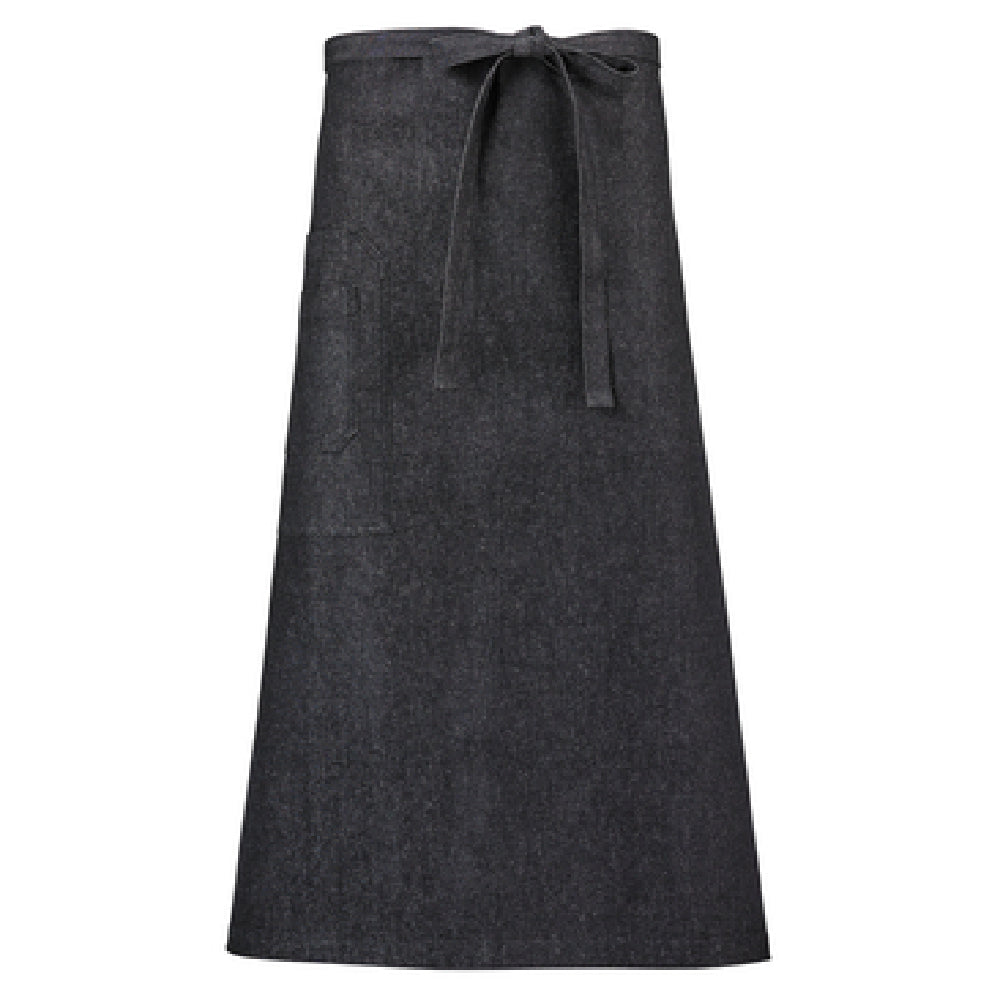 Mercer Culinary M63201BKD Metro Edge® Bistro Apron 32" X 33-3/4" 43" Ties