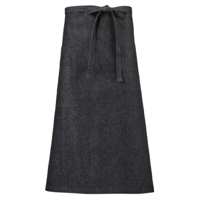 Mercer Culinary M63201BKD Metro Edge® Bistro Apron 32" X 33-3/4" 43" Ties