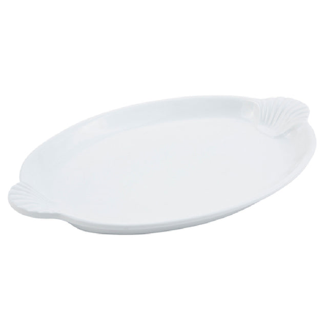 Bon Chef 2072HGLD Platter 12-1/4" X 17" With Shell Handles