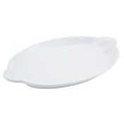 Bon Chef 2072PWHT Platter 12-1/4" X 17" With Shell Handles