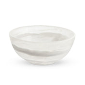 Bon Chef 59028-FROST Round Resin Bowl 6" Dia X 2.7" Translucent Swirl Polished Finish