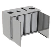 Lakeside 3318 Waste & Recycle Station 48-1/2"W X 23-1/4"D X 34-1/2"H Top Access