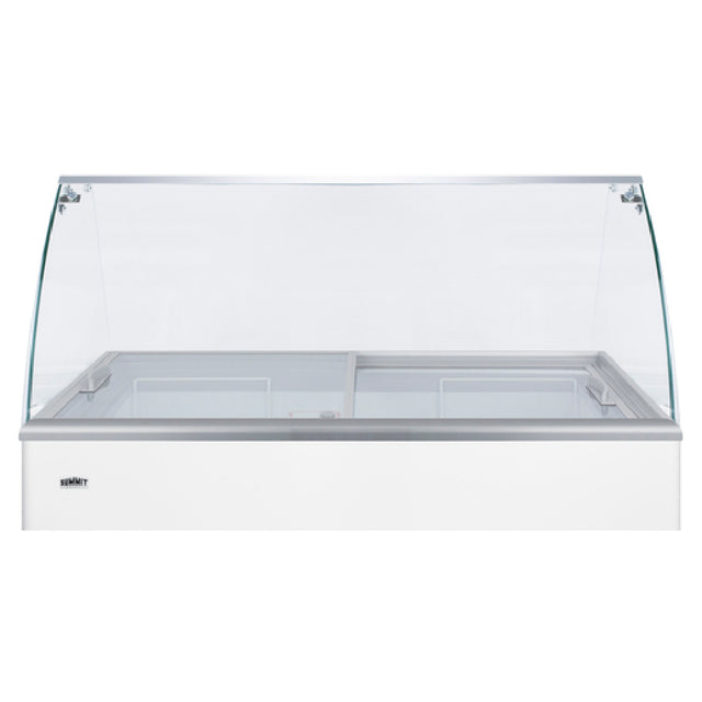 Summit NOVAGDC35KIT Sneeze Guard Kit Compatible With Summit NOVA35 Freezer Curved Glass Front