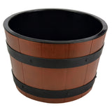 BauscherHepp BBS355 Gourmet Barrel Bowl Set 8 Qt. Includes: (1) 12" Dia. X 7-3/4"H Brown ABS Bowl