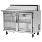 Turbo Air PST-48-G-N PRO Series Sandwich/Salad Unit Two-section Rear Mount Self-contained Compressor