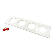 GET Enterprises IH2/4L4-WW Fit Perfect Tile Lid 20-3/4"L X 6-3/8"W X 3/4"H Fits GN1/2 Pan
