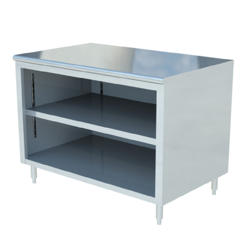Sapphire Manufacturing SMDC-3072 Enclosed Base Dish Cabinet Open Front 72"W X 30"D X 36"H Overall Size