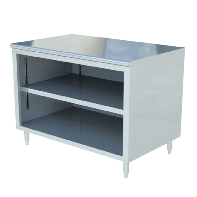 Sapphire Manufacturing SMDC-3060 Enclosed Base Dish Cabinet Open Front 60"W X 30"D X 36"H Overall Size