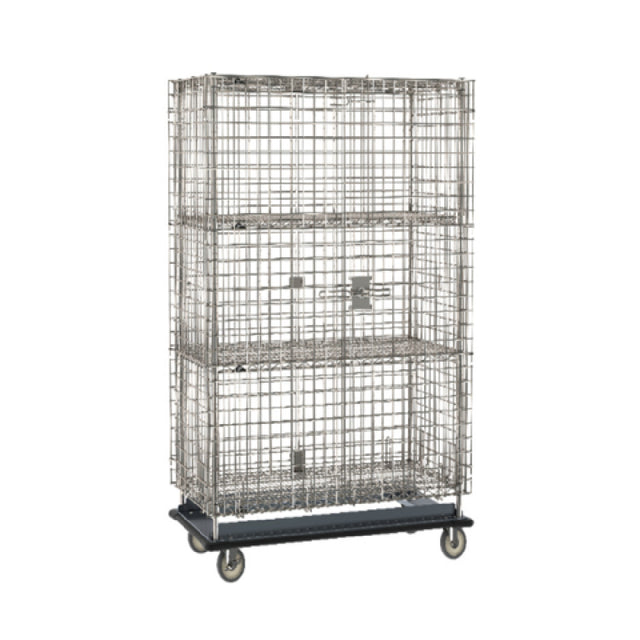 Metro SEC55S-HD-2SE - Super Erecta® Security Unit, Mobile, Stainless Steel Finish