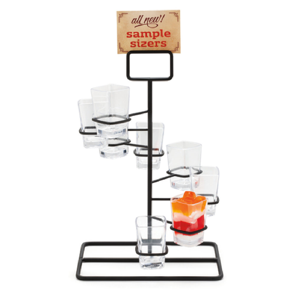 GET Enterprises MTS-1496-BK Clipper Mill Tower Display 9-1/2 X 8-1/2" X 14-1/4"H For (8) SW-1435
